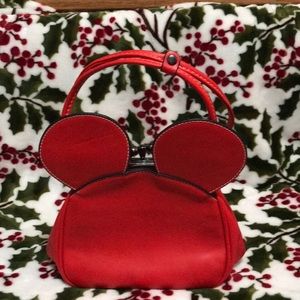 Faux Leather Mickey Mouse Purse
